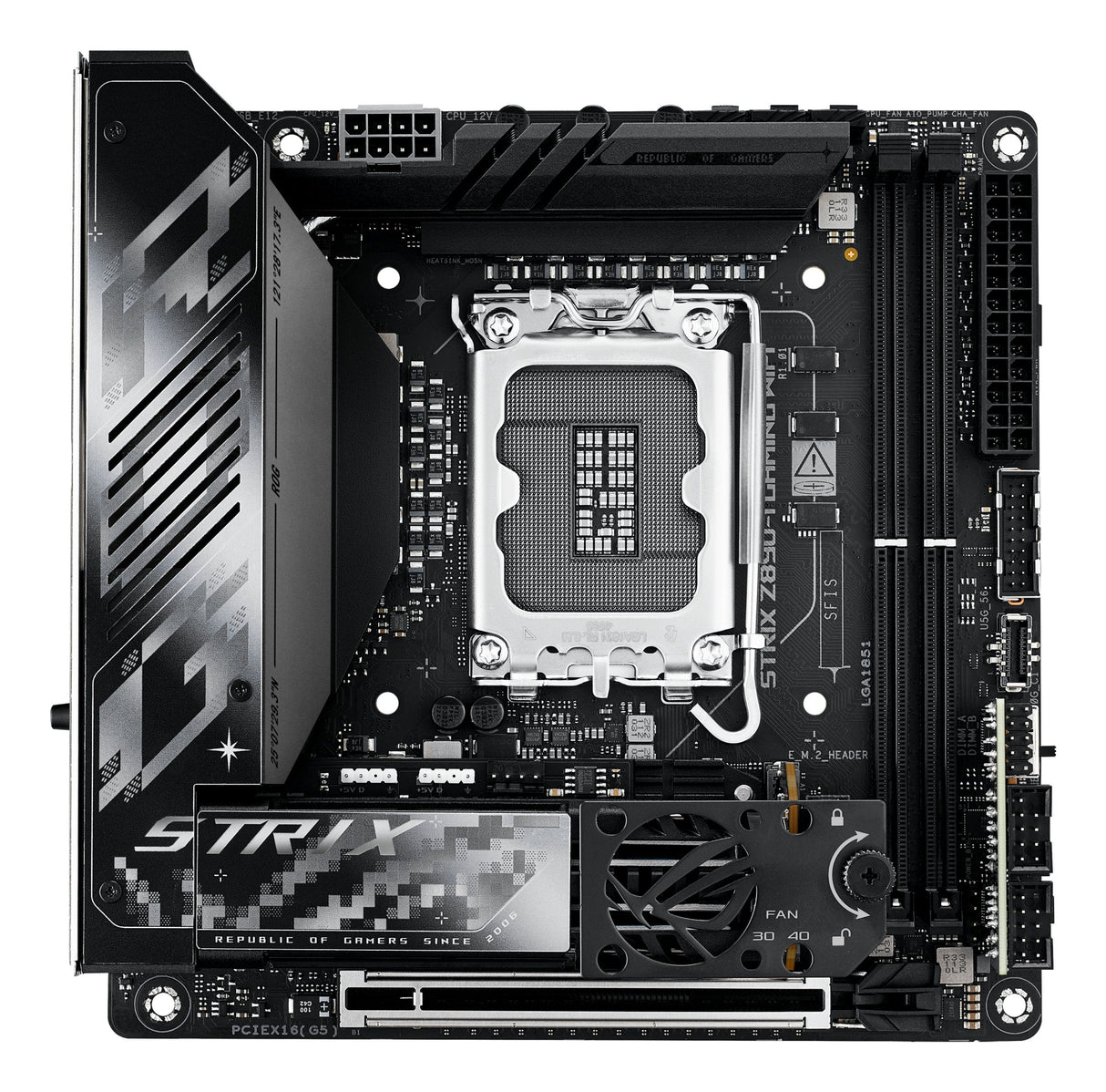 EAN 4711387755266 - ASUS ROG STRIX Z890-I GAMING WIFI Intel Z890 LGA 1851 (Socket V1) mini ITX imagen 2