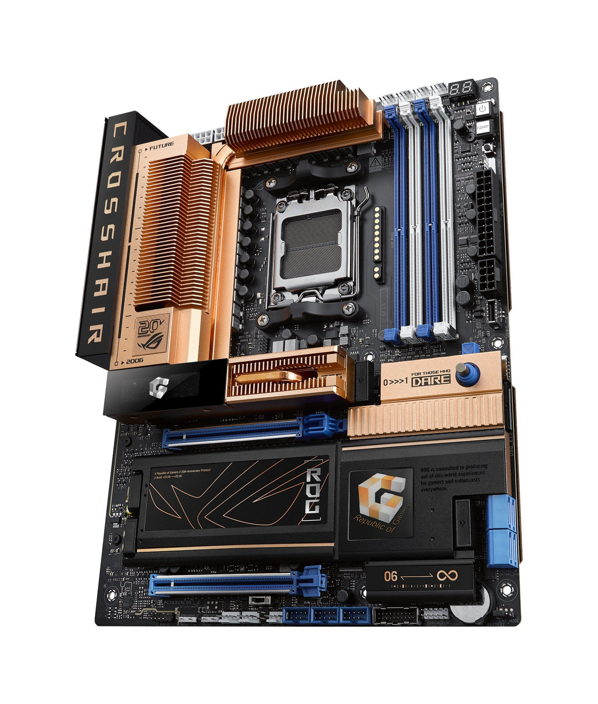 Asus Asus X870e Rog Crosshair 2006 (Negro/Bronze) 90mb1pp0-M0eay0