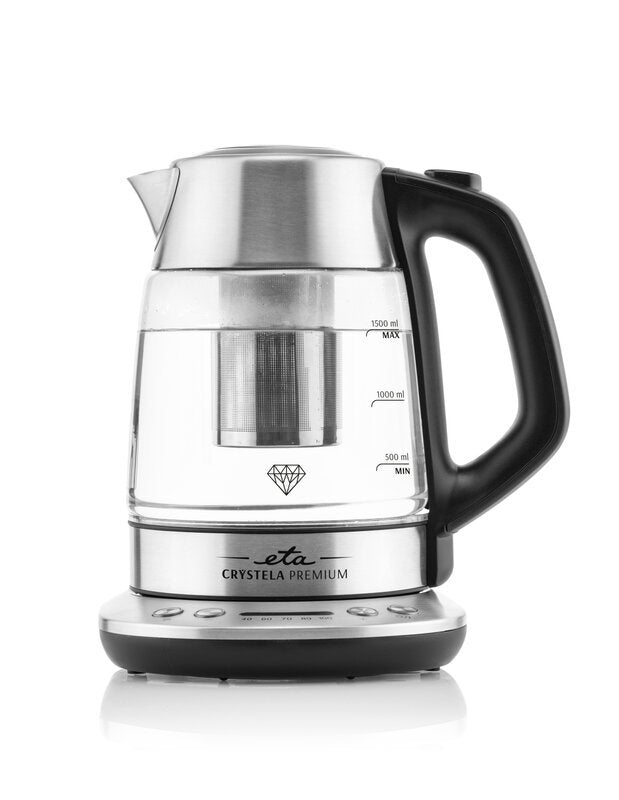 EAN 8590393256532 - Eta ETA915390000 tetera eléctrica 1,5 L 2200 W Negro, Acero inoxidable, Transparente imagen 2