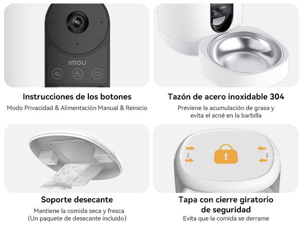 Imou Pf1 4l Video Pet Feeder