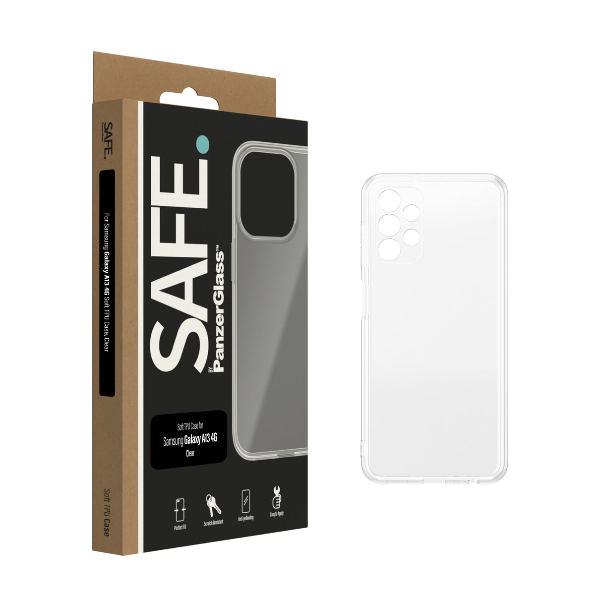 EAN 5711724953057 - PanzerGlass SAFE. by ® TPU Case Samsung Galaxy A13 4G | Transparent funda para teléfono móvil Transparent imagen 2
