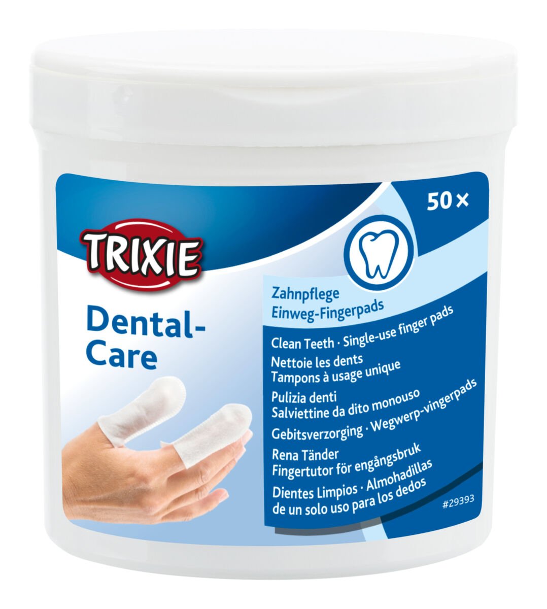Trixie Dental-Care Toallitas De Limpieza Dental - 50 Pcs.