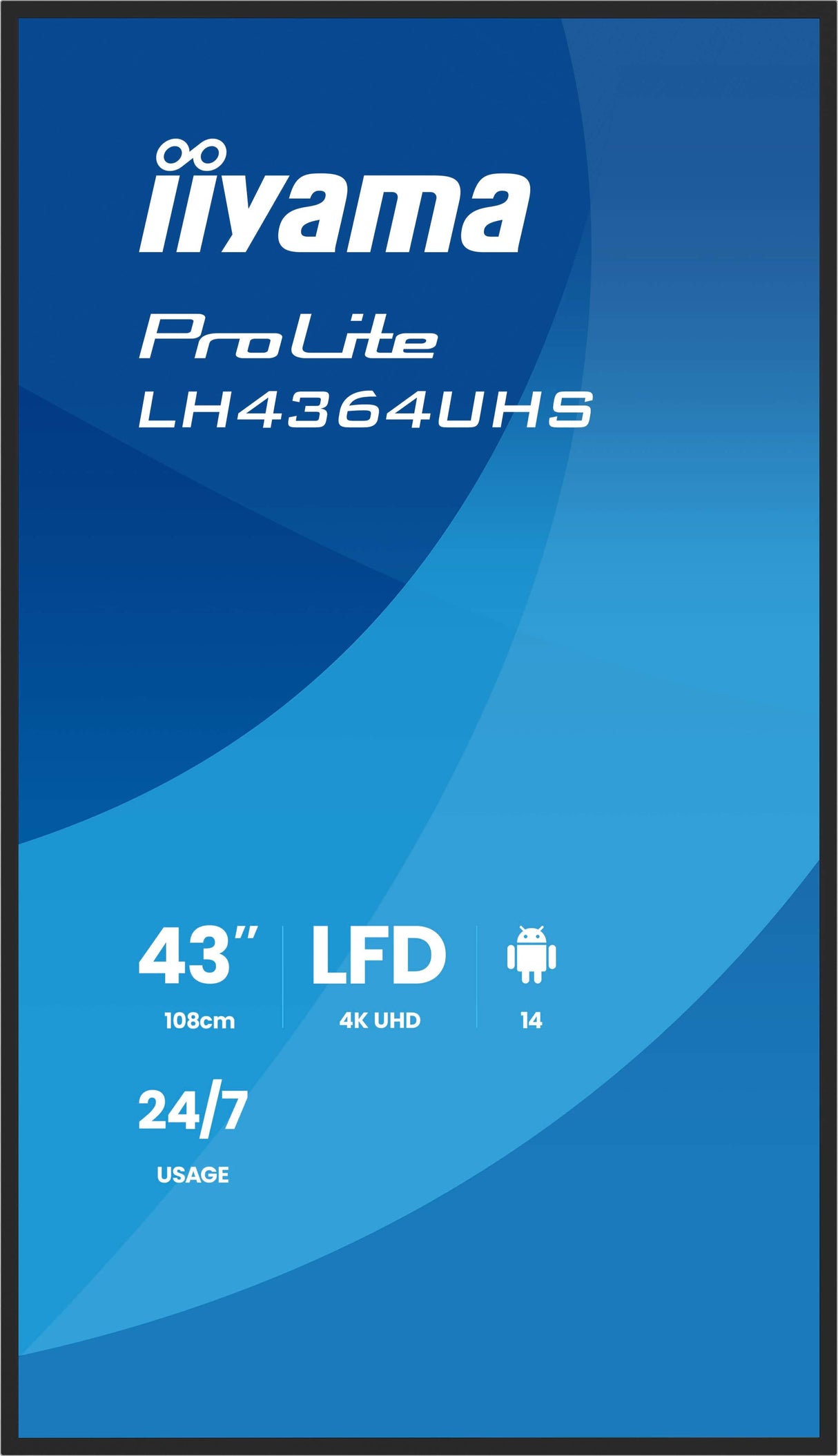 EAN 4948570125302 - iiyama LH4364UHS-B1AG pantalla de señalización Pantalla plana para señalización digital 109,2 cm (43") LE imagen 3
