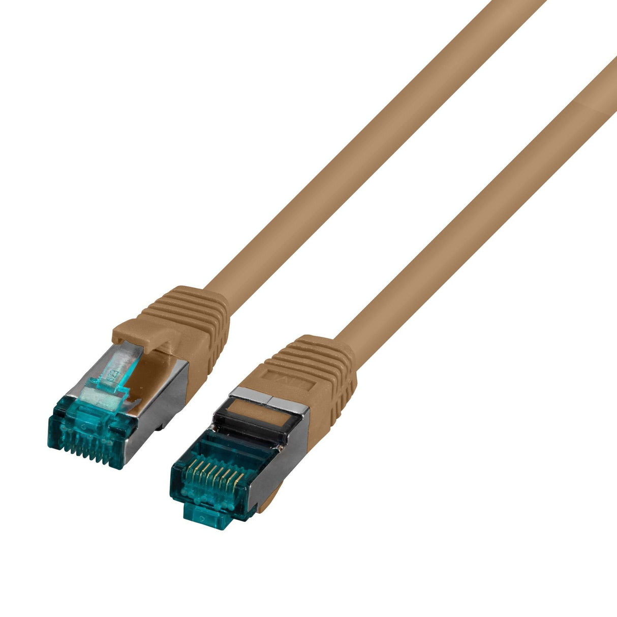 Efb Rj45 Cable De Red Cat.6a S Ftp Lszh Braun 0,15m