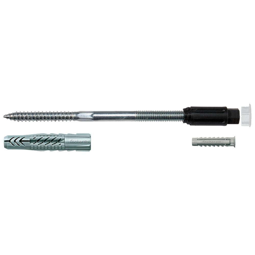 EAN 4006209456927 - Fischer 45692 tornillo de anclaje y taco 20 pieza(s) Juego de enchufes de pared y tornillos imagen 1