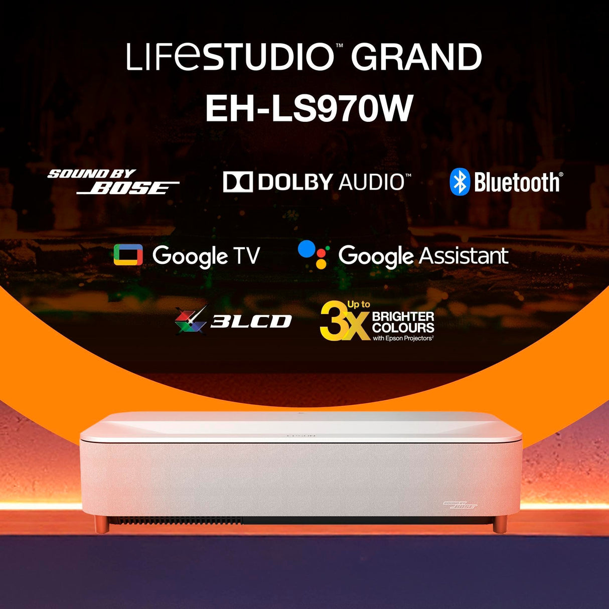 Epson Lifestudio Grand Plus Eh-Ls970w Weiss