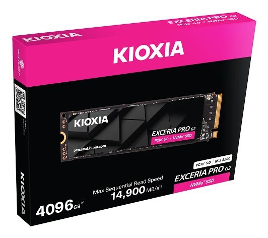 Ssd Kioxia Exceria Pro G2 1tb (Pcie5.0/Nvme)