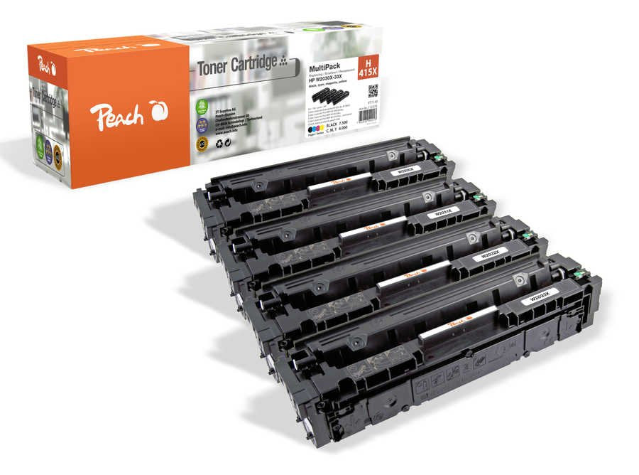 Peach Toner Compatible Hp 415x Multipack W2030-3x Modul