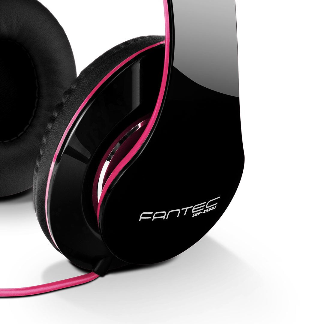 Fantec Shp-250aj Auriculares Diadema Negro, Rosa