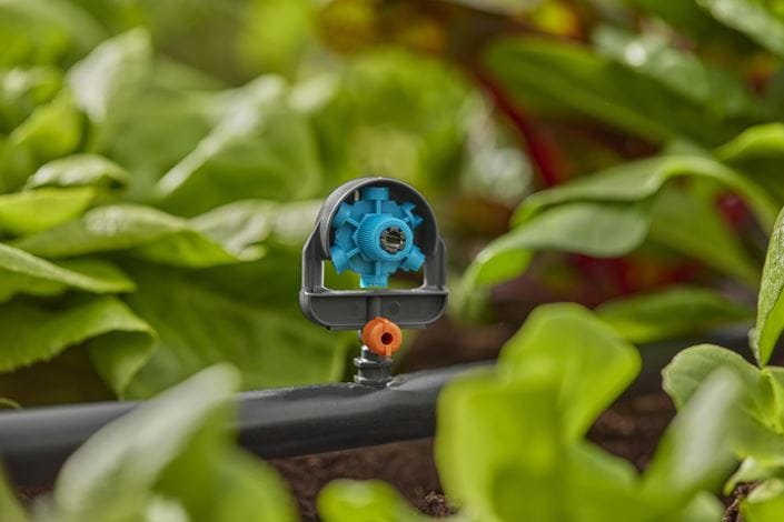 Gardena Micro-Drip-System 6 En 1 Boquilla De Pulverización, 2 Piezas (Negro/Turquesa, Modelo 2023) 13324-20