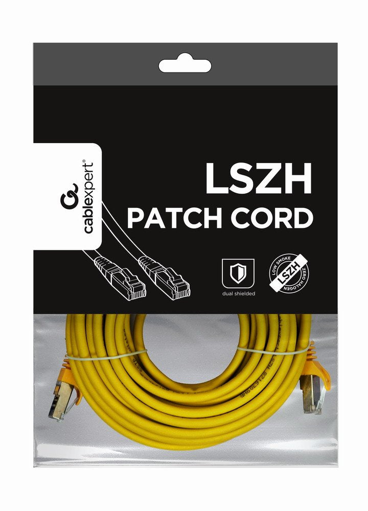 EAN 8716309118743 - Gembird PP6A-LSZHCU-Y-10M cable de red Amarillo Cat6a S/FTP (S-STP) imagen 2