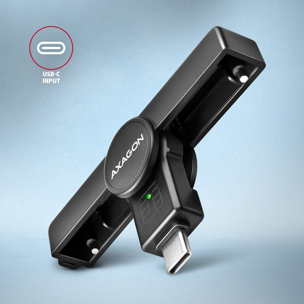 Lector Tarjetas Poketreader Cre-Smpc Usb-C Axagon