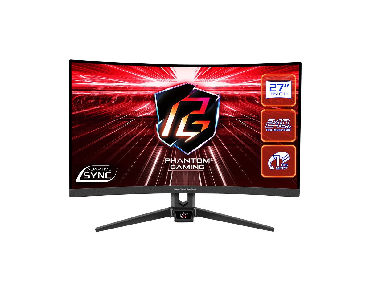 Monitor Asrock Pg27f15rs1a 27" Va Fhd 240hz Curvo 90lxa070-A0e1a0v