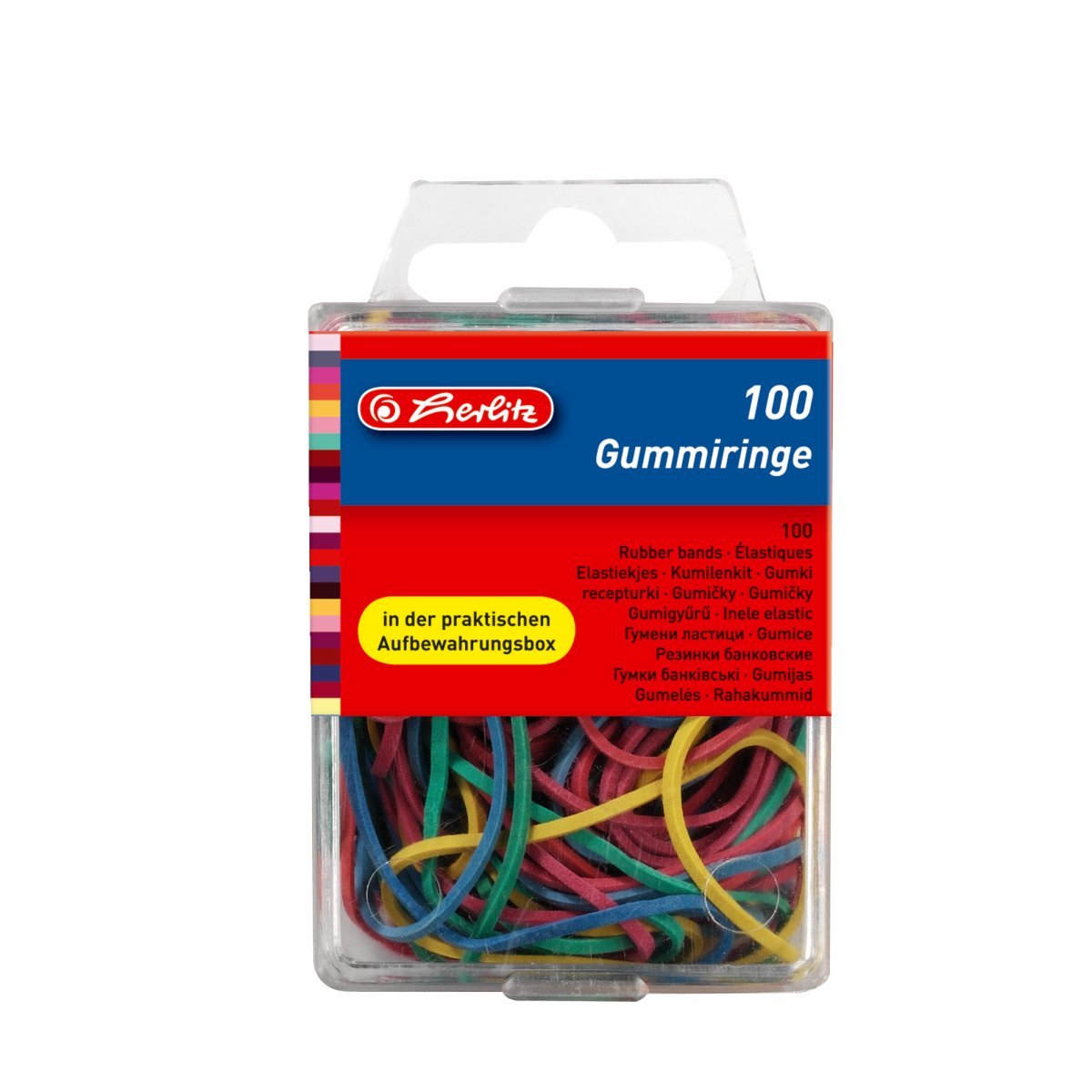 EAN 4008118770002 - Herlitz 8770000 goma elástica 100 pieza(s) imagen 1