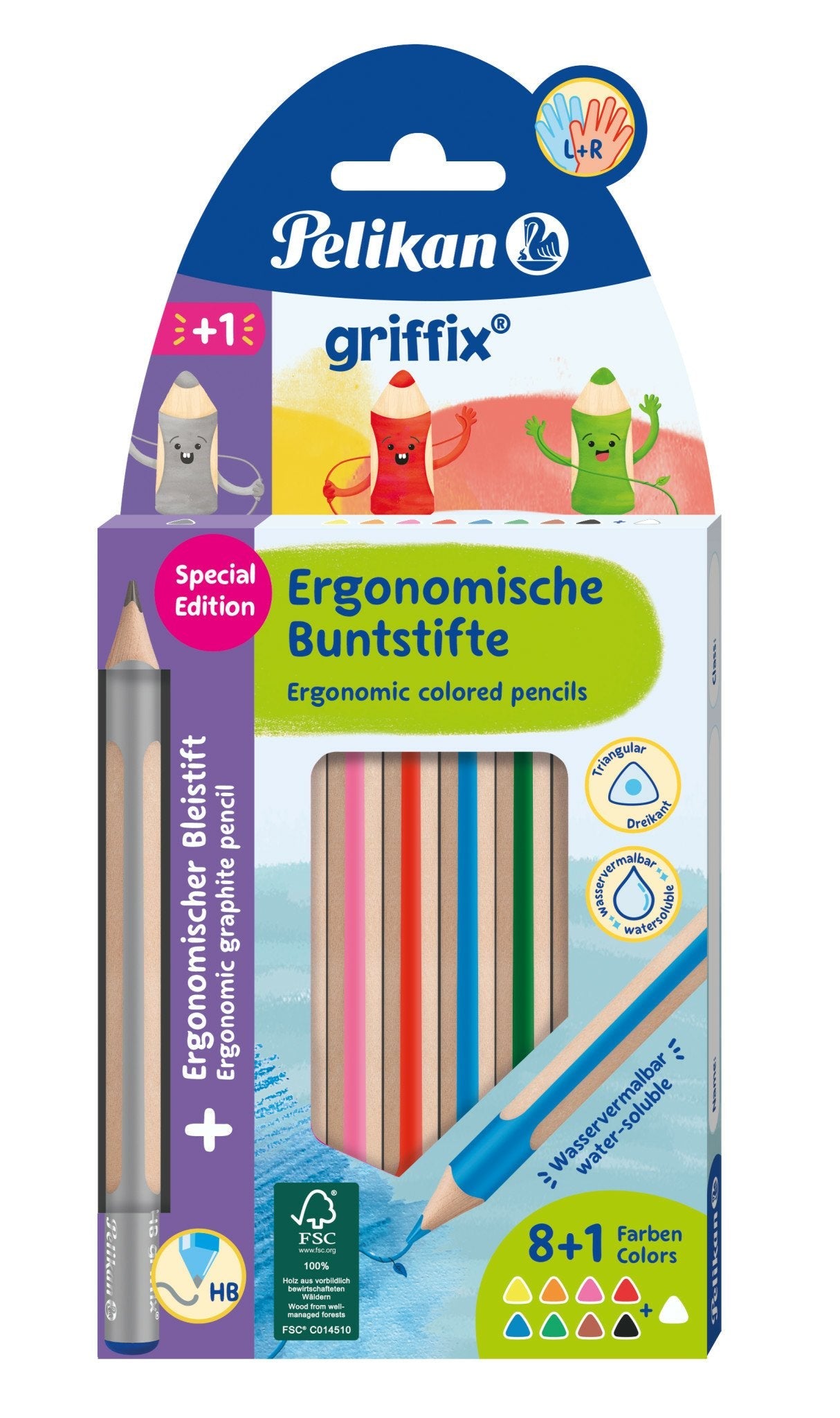 EAN 4012700701336 - Pelikan griffix Multicolor 10 pieza(s) imagen 1
