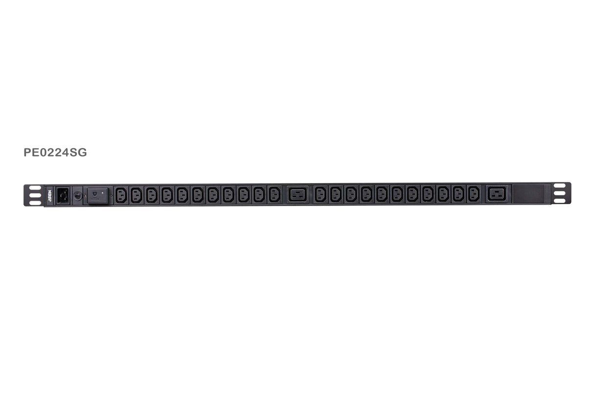 EAN 4719264649066 - ATEN PE0224SG unidad de distribución de energía (PDU) 24 salidas AC Negro imagen 1