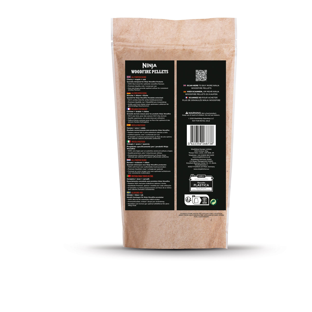Ninja Woodfire Pellets Allzweckmischung 900g