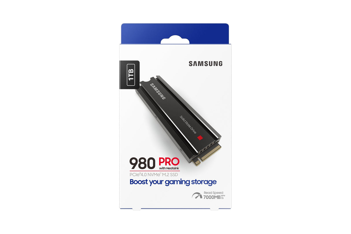 Disco Ssd Samsung 980 Pro 1tb M.2 2280 Pcie 4.0 Con Disipador De Calor Compatible Con Ps5 Y Pc