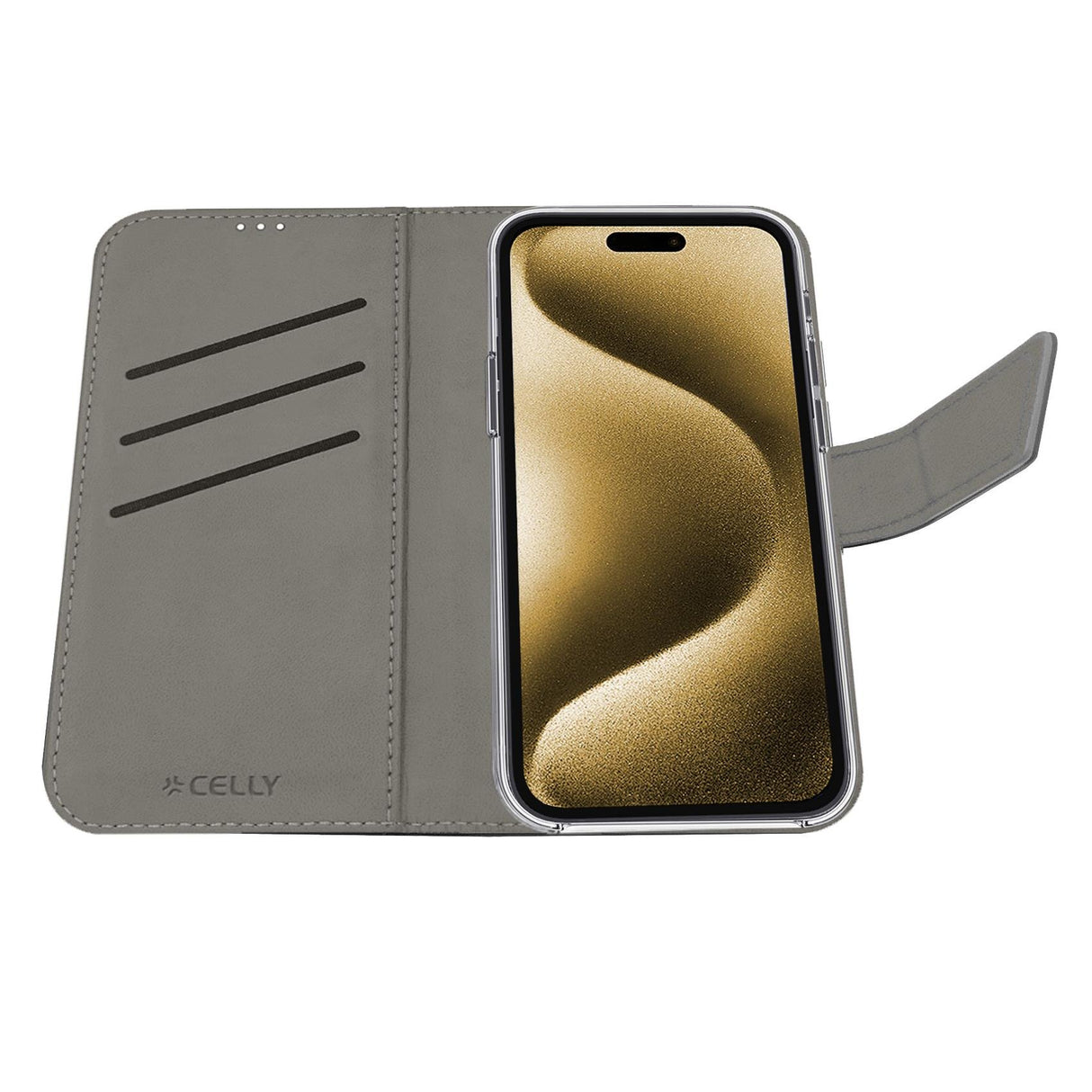 EAN 8021735223207 - Celly WALLY funda para teléfono móvil 16,5 cm (6.5") Funda cartera Negro imagen 4