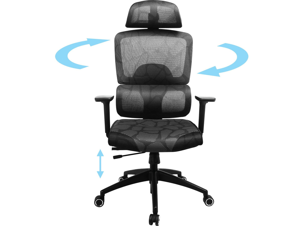 EAN 5705730640964 - Sandberg 640-96 silla para videojuegos Silla para videojuegos universal Asiento acolchado Negro, Gris imagen 4