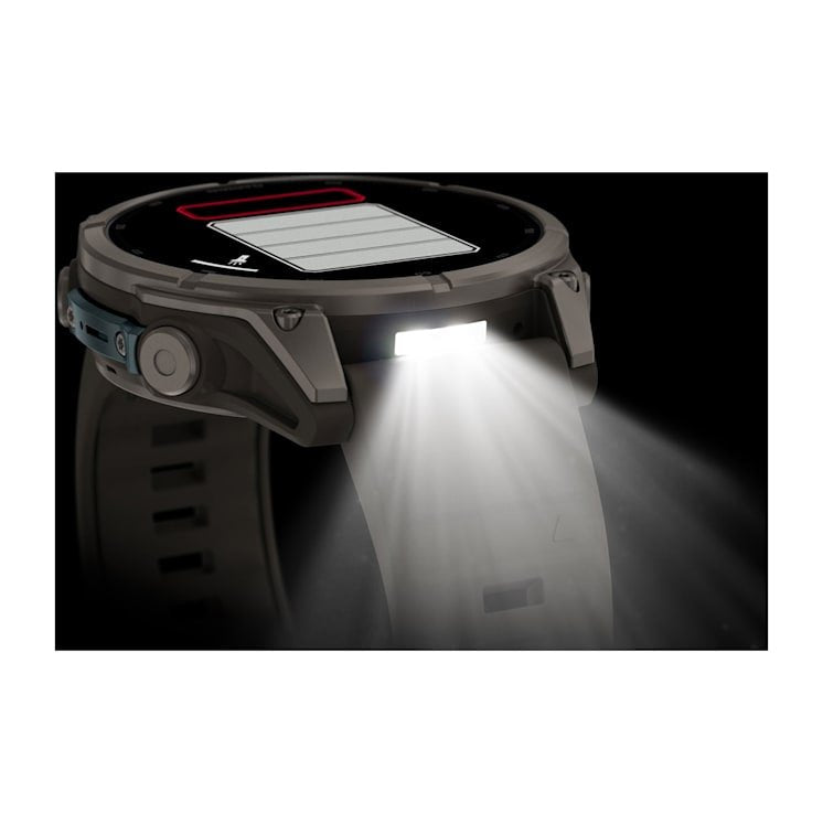 Garmin Fenix 9 Titanio Con Correa De Silicona En Gris Smartwatch 47mm