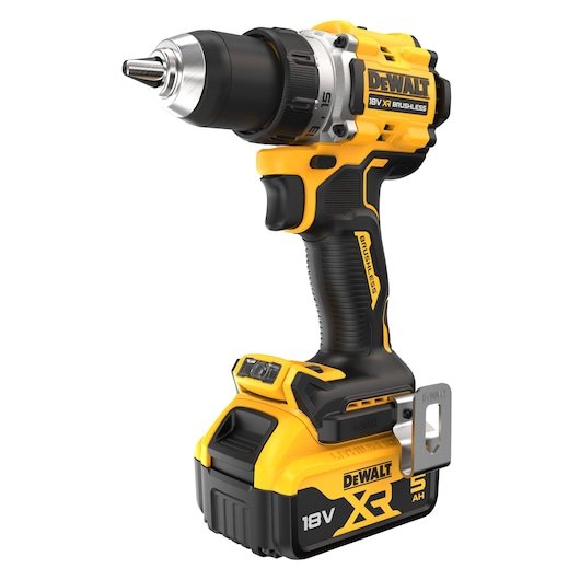 Taladro Rotador Dewalt Dcd800p2t, 18 V, 2x5,0 Ah, Acumulador, Amarillo, Negro