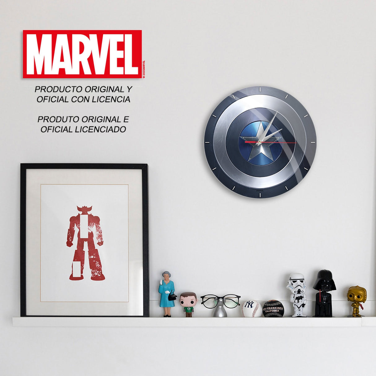 EAN 5903537968452 - ERT Group LCMWCCAPAM022 reloj de mesa o pared Reloj de pared mecánico Círculo Multicolor imagen 7