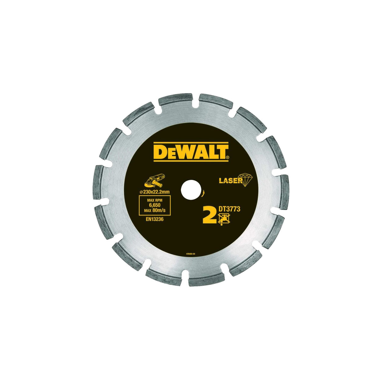 Dewalt Disco De Corte De Diamante Soldado Con Láser Dt3773 Dt3773-Xj