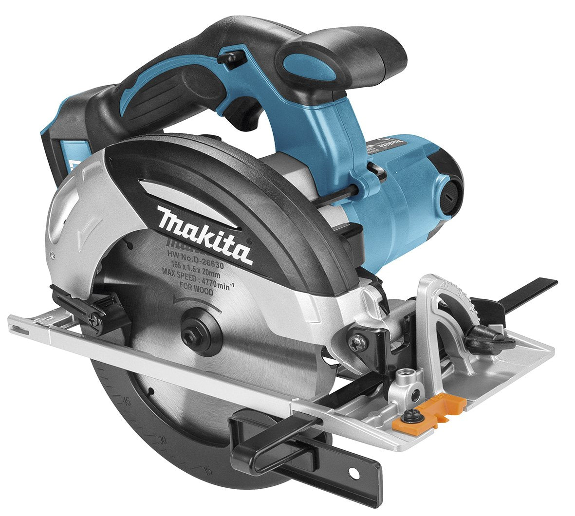 Makita Dhs630zj Sierra Circular Portátil Negro, Azul 16,5 Cm 3100 Rpm