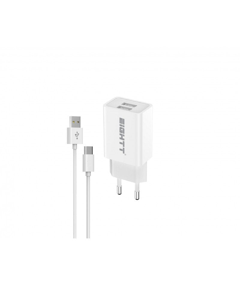 Eightt Cargador Ecw-C Smartphone Tablet Type C 5v 2.4a