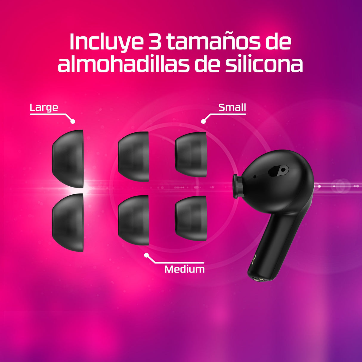 EAN 0197192096307 - HyperX Cloud MIX Buds 2 Gaming Earbuds with Noise Cancellation Inalámbrico Dentro de oído Llamadas/Música imagen 3