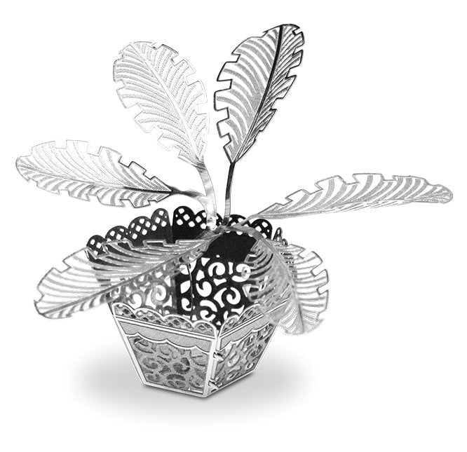 Maqueta 3d Metal Fascinations Sago Palm Tree Montaje Sin Pegamento Ni Soldadura Maquetas 3d