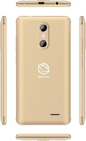 EAN 5902510608330 - Manta TITANO 3 12,7 cm (5") SIM doble Android 7.0 3G 1 GB 8 GB 1800 mAh Oro imagen 2