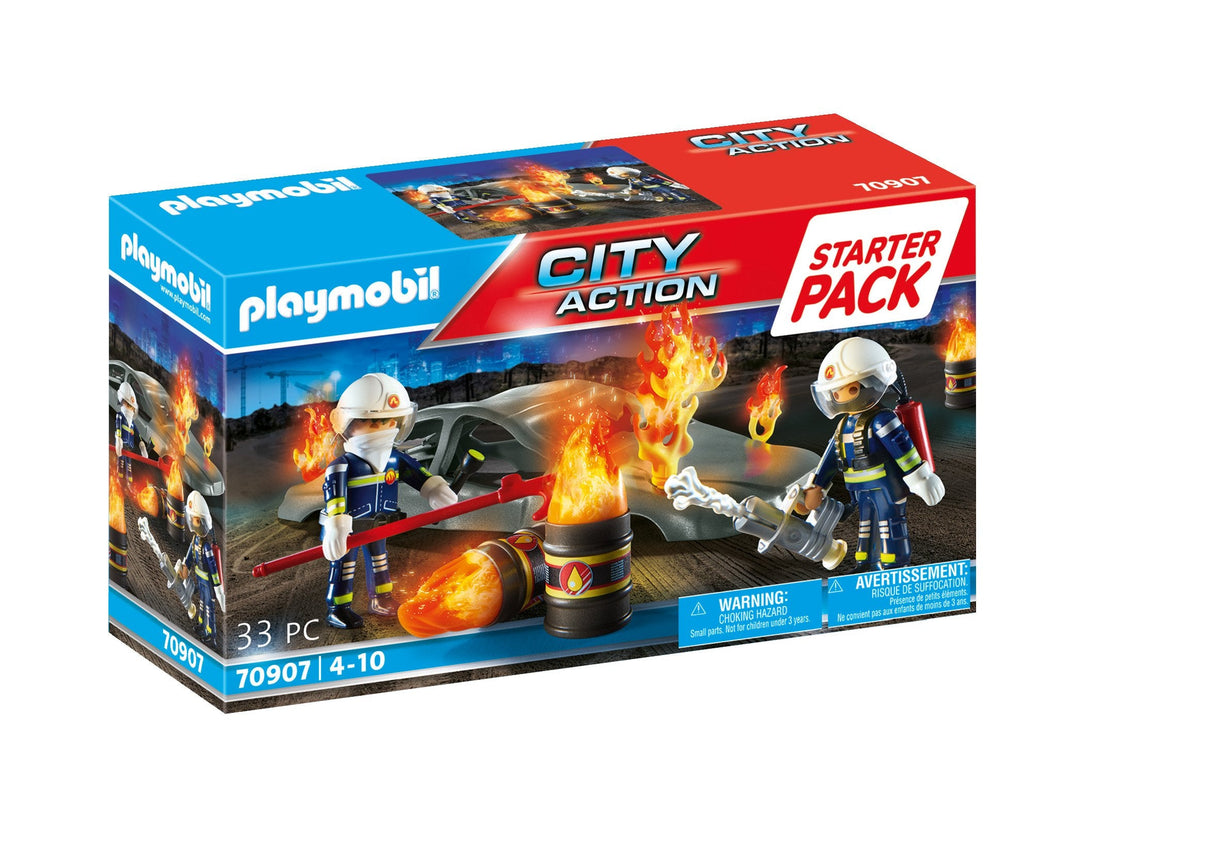 Playmobil 70907 Starter Pack Simulacro De Incendio