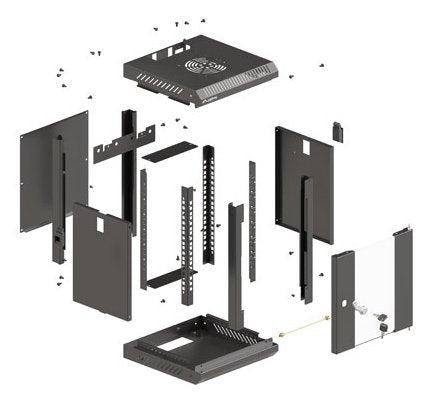 EAN 5901969441581 - Lanberg WF11-3306-10B armario rack 6U Bastidor de pared Negro imagen 12