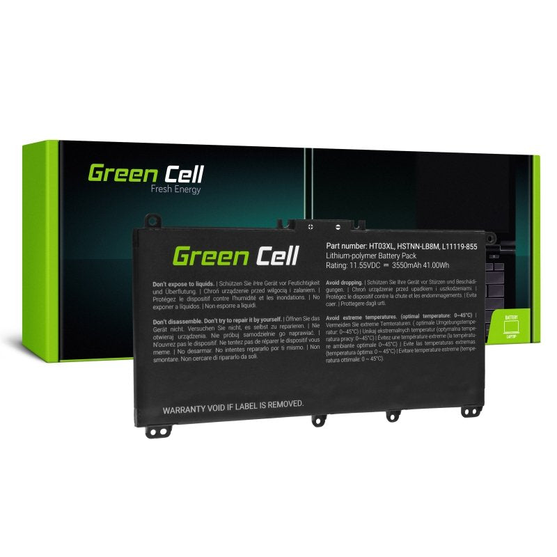 EAN 5903317228158 - Green Cell HP163 refacción para laptop Batería imagen 1