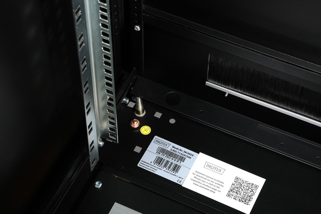 EAN 4016032343592 - Digitus DN-19 26U-6/6-B-1 armario rack Rack o bastidor independiente Negro imagen 2