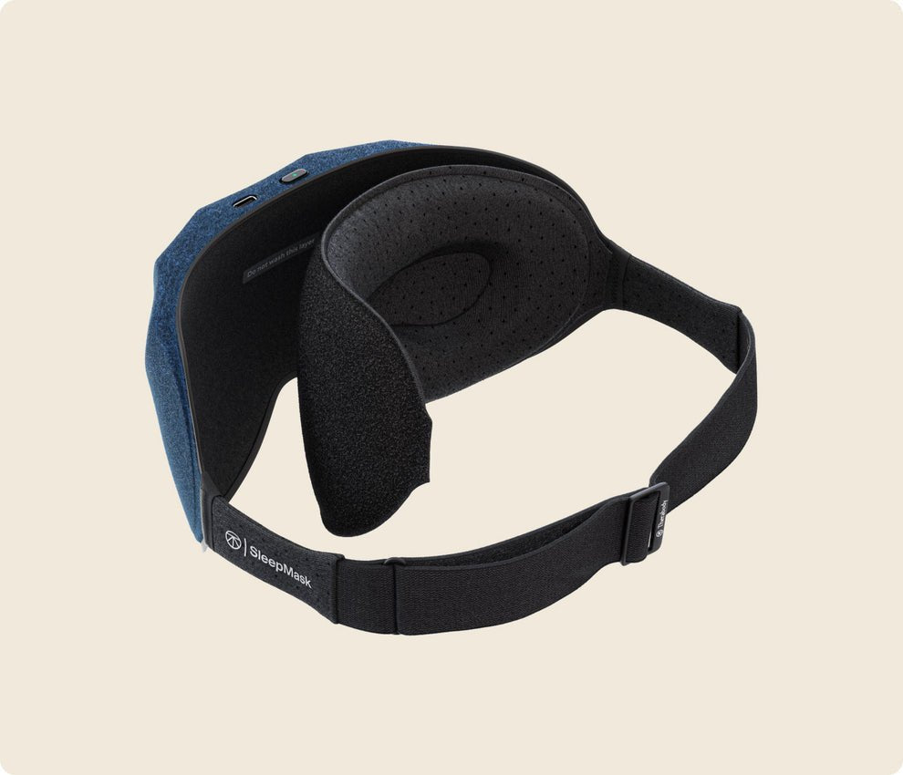 Therabody Sleepmask Masajeador Cara Negro, Azul