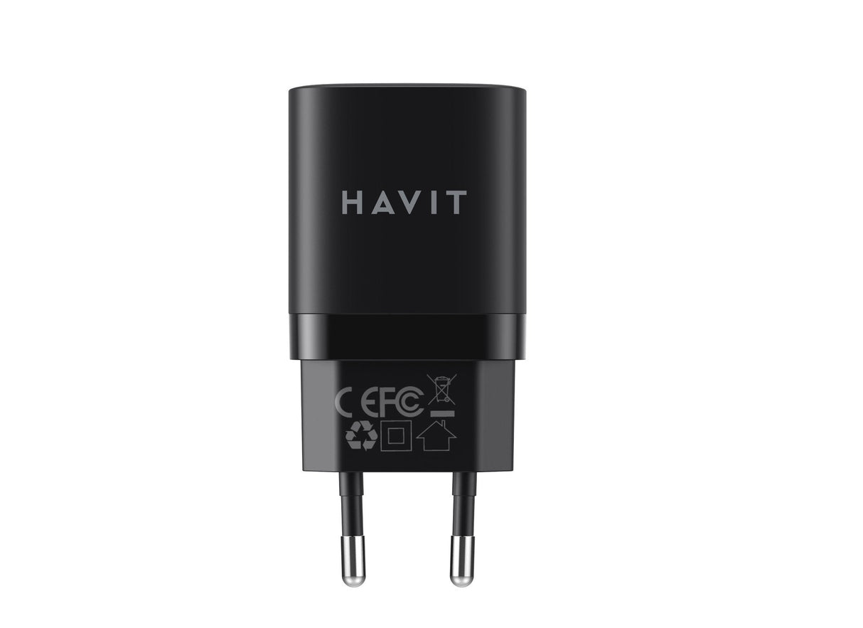 EAN 6950676204377 - Havit UC30EU cargador de dispositivo móvil Smartphone Negro Carga rápida Interior imagen 1