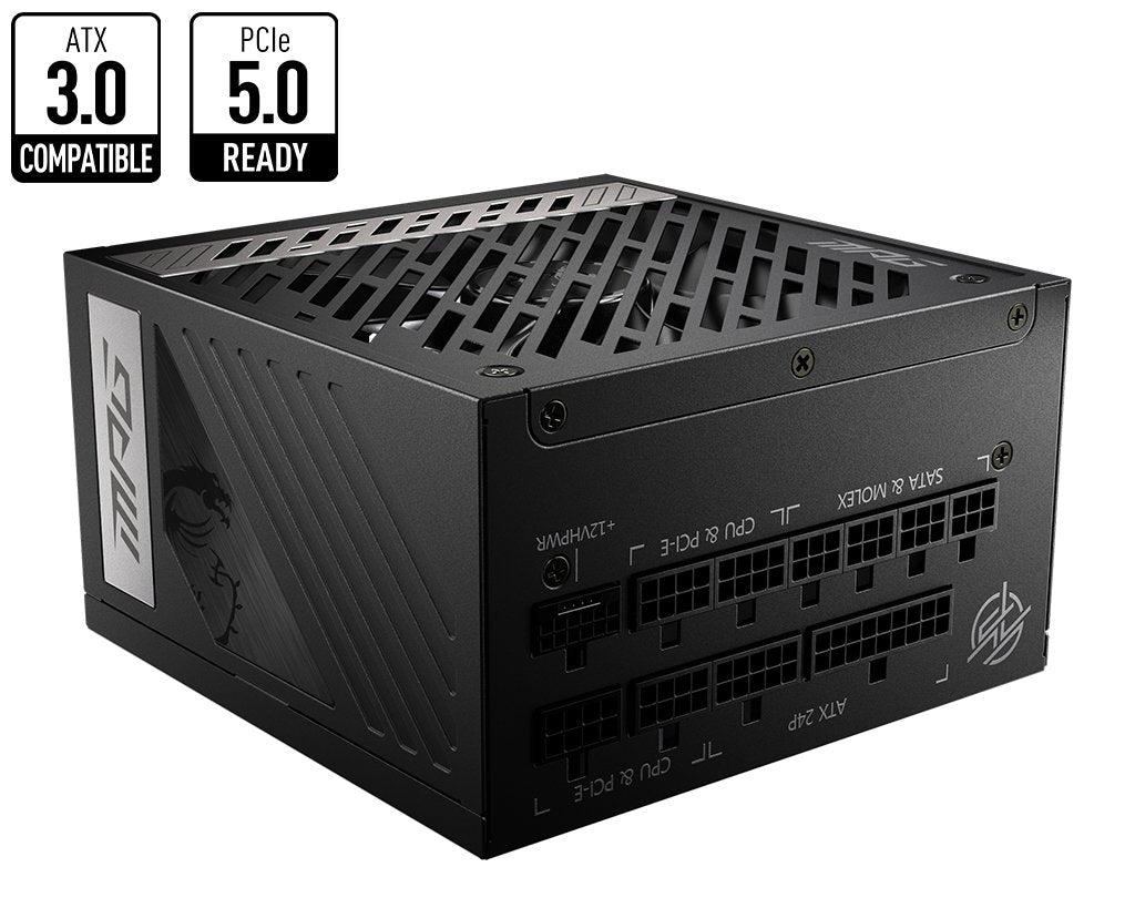 EAN 4711377030427 - MSI MPG A850G PCIE5 unidad de fuente de alimentación 850 W 24-pin ATX ATX Negro imagen 1