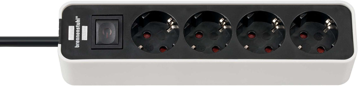 EAN 4007123647538 - Brennenstuhl 1153240020 base múltiple 1,5 m 4 salidas AC Interior Blanco imagen 1