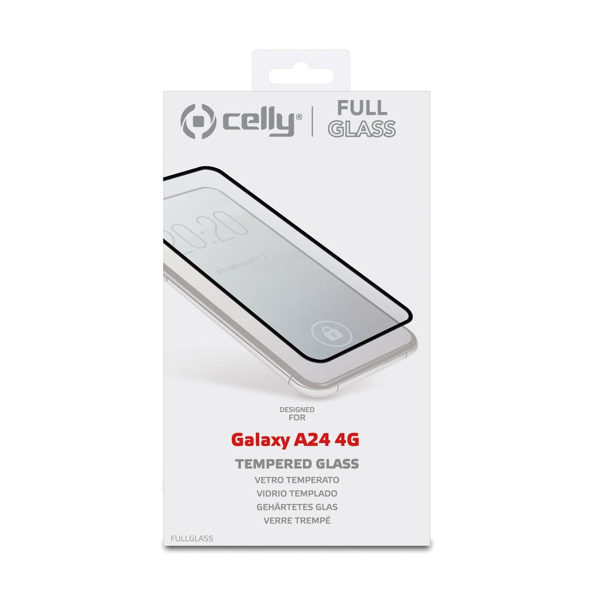 Celly Full Glass Galaxy A24 4g Black Protector De Pantalla Samsung Galaxy A24 4g 1 Pieza(S)