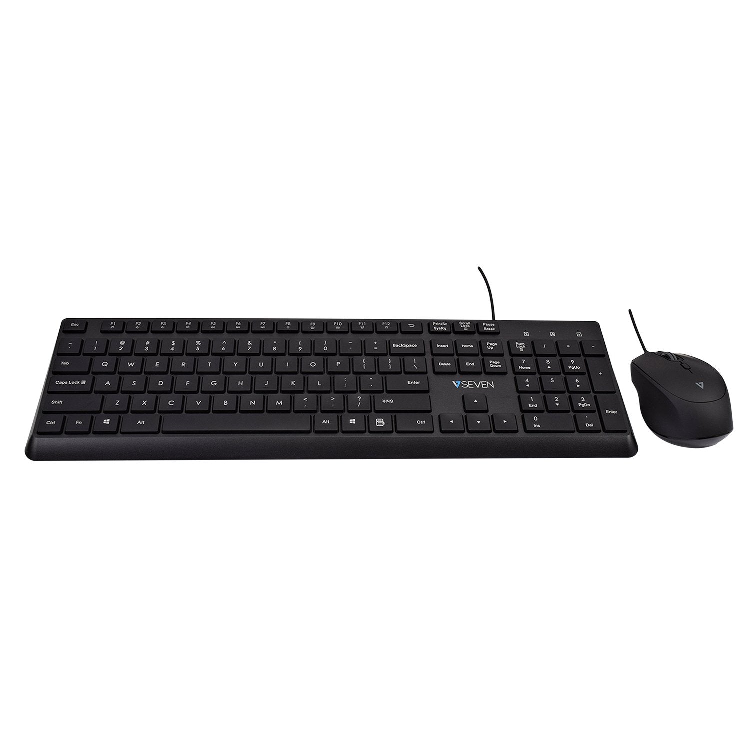 EAN 0662919117073 - V7 CKU350US teclado Ratón incluido Universal QWERTY Inglés de EE. UU. Negro imagen 4