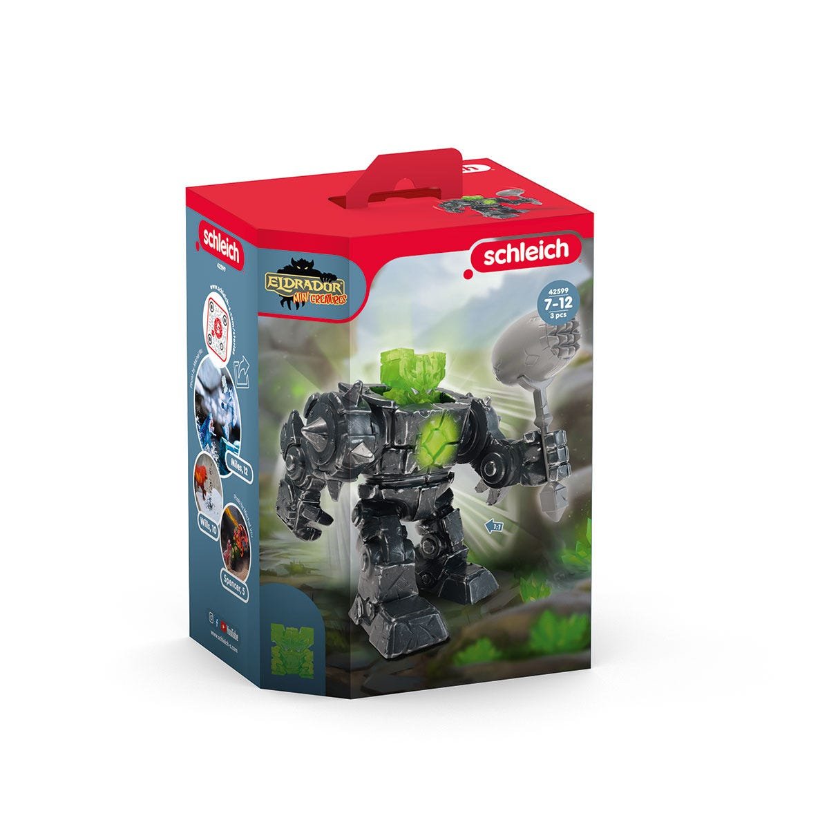 Eldrador Mini Creatures Schatten-Stein-Roboter, Spielfigur 42599