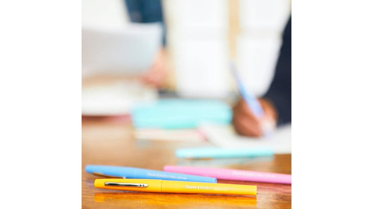 Bolígrafo Fibra Paper Mate Flair M 0,7 Mm Estuche De 16 Blister Surtido