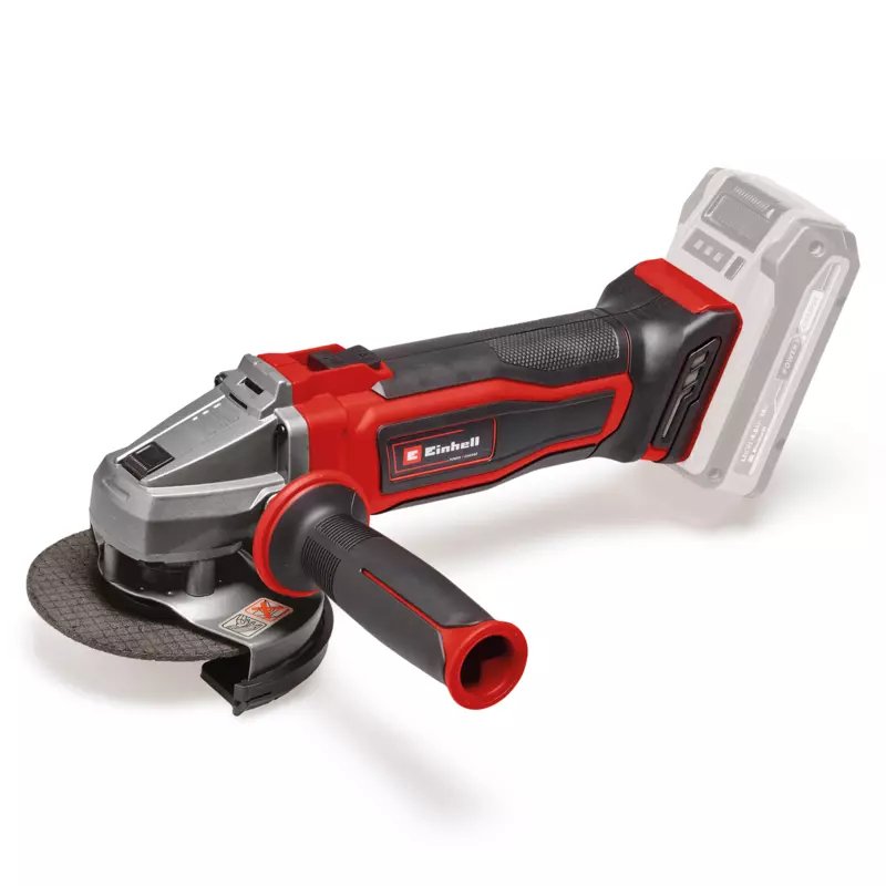 Amoladora Angular A Batería Einhell Te-Ag 18/115 Q Li Solo, 18 Voltios Rojo/Negro, Sin Batería Ni Cargador