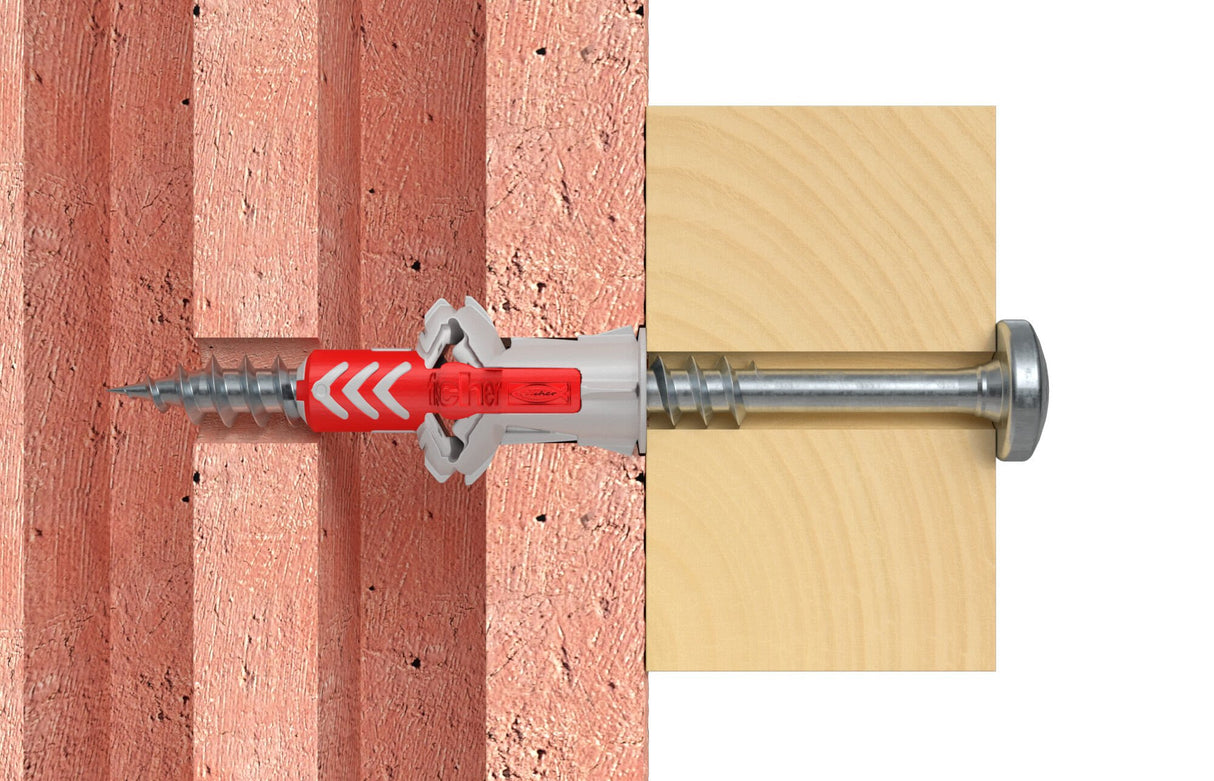 EAN 4048962239706 - Fischer DuoPower 2 pieza(s) Juego de enchufes de pared y ganchos de tornillo 50 mm imagen 6