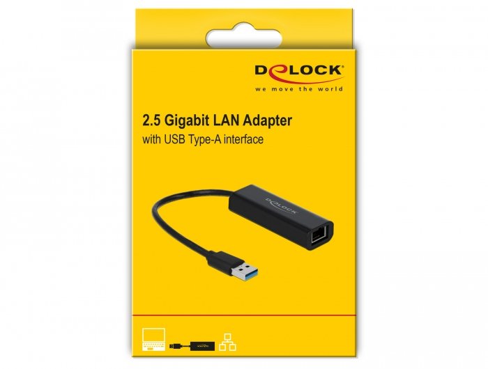 Adaptador Delock Usb-A> Rj45 2.5 Gigabit Lan