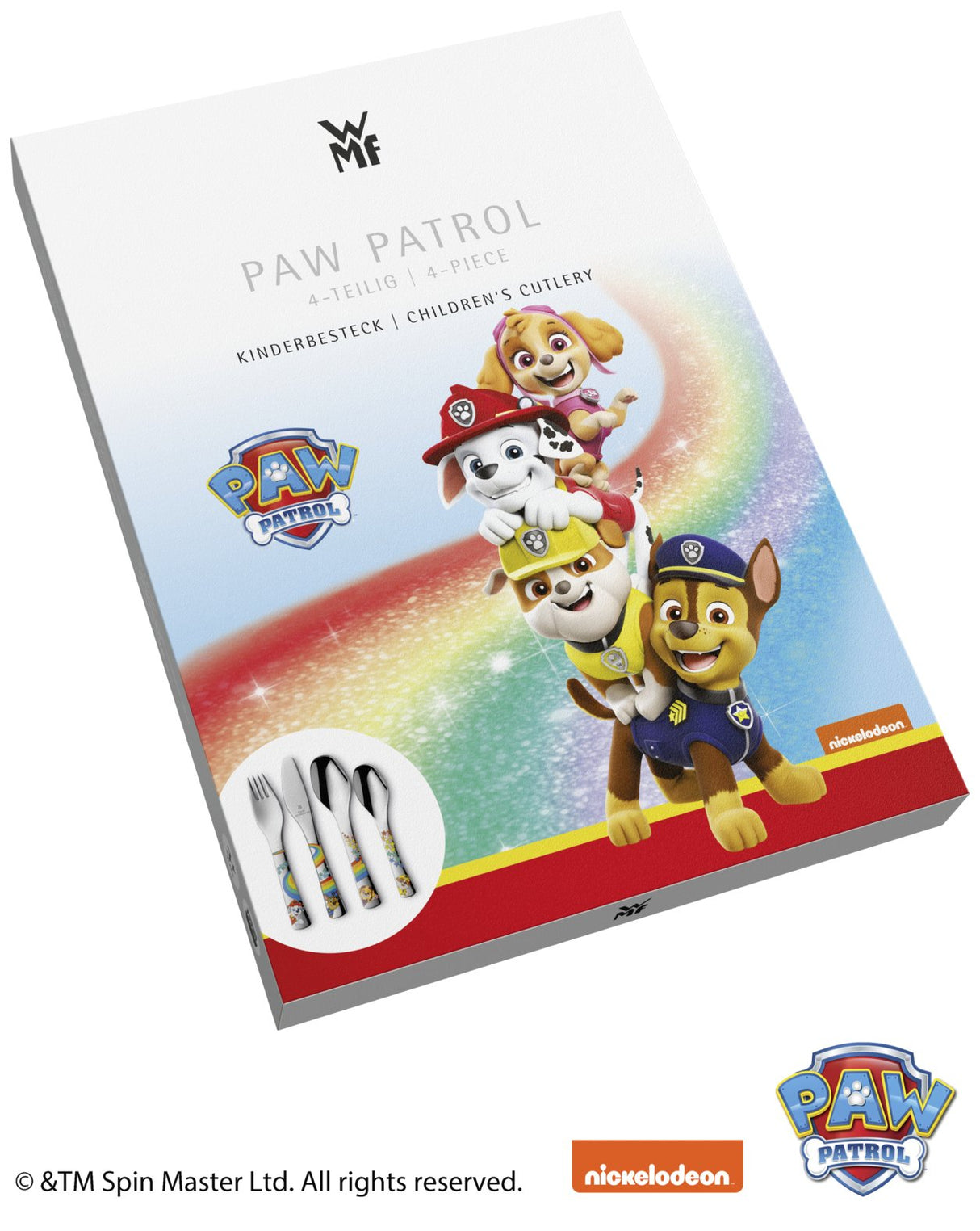 Wmf 1288086040 Paw Patrol Kinderbesteck Set 4-Teilig