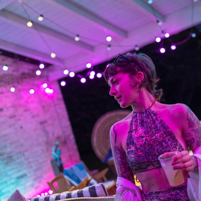 Luces Led Inteligentes Twinkly Festoon 20 Bombillas Rgb (Multicolor) G45, 10m